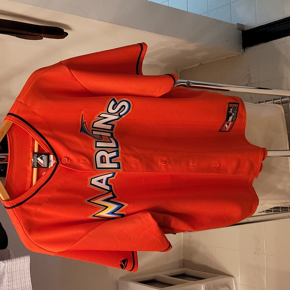 Orane Miami Marlins Giancarlo Stanton jersey Size XL